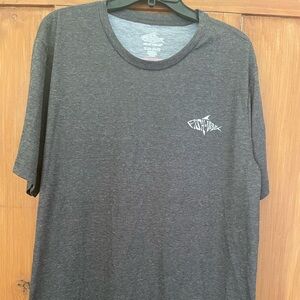 Men's NWT Fish N Vibes Black Logo Tee Shirt XL